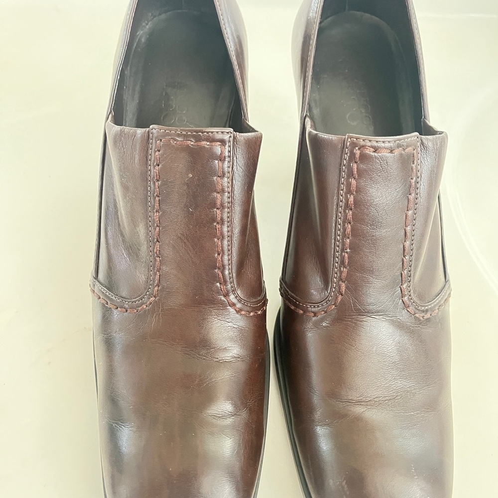 Franco Sarto Brown Ankle Boots
